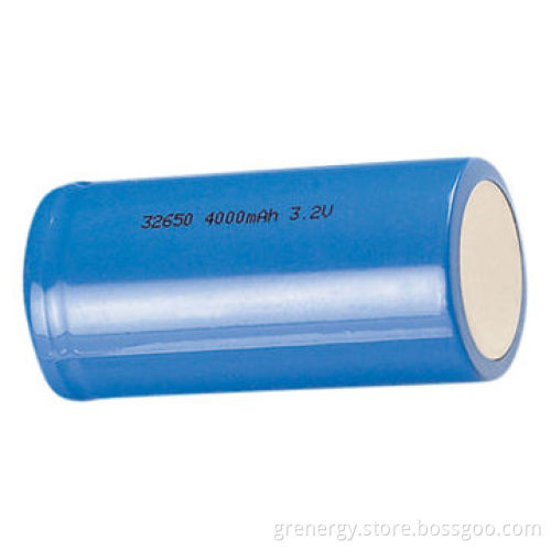 3.2V 4,000mAh LiFePO4 Batteries, 32650, for Solar Device, Emergency Light, LED light, UL-approved